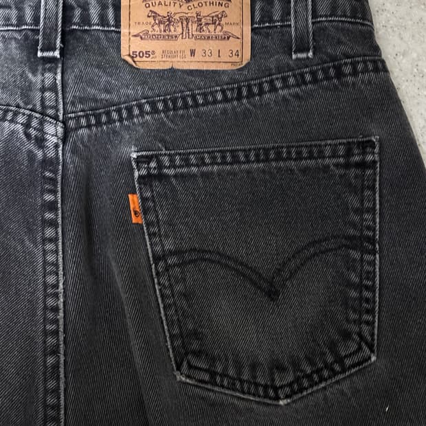 (급처)리바이스 빈티지 505 오렌지탭 USA 33x34