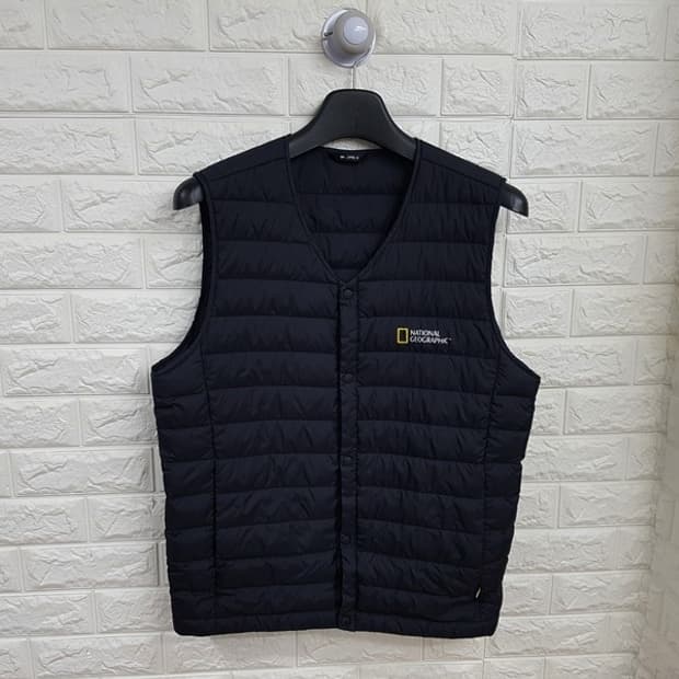 내셔널지오그래픽 슬림패딩 조끼 남성100 (L경량 구스)