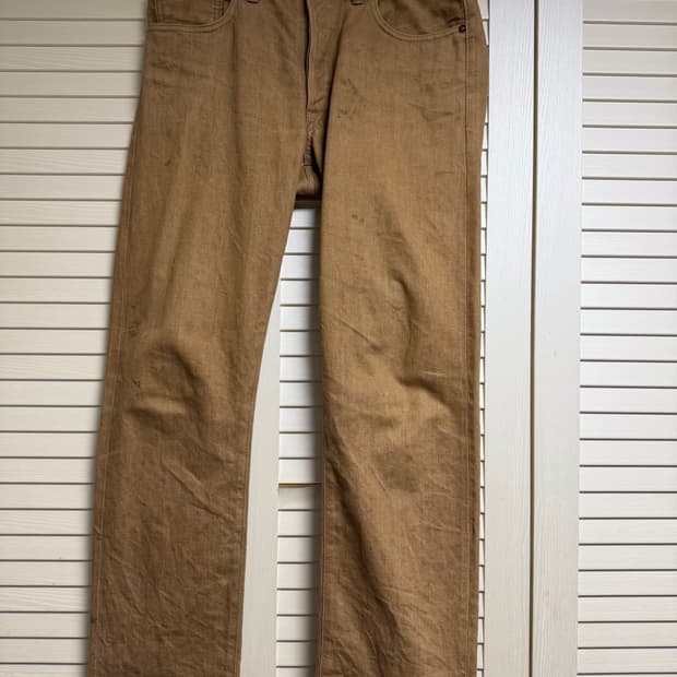 rrl 브라운 셀비지진 31x30