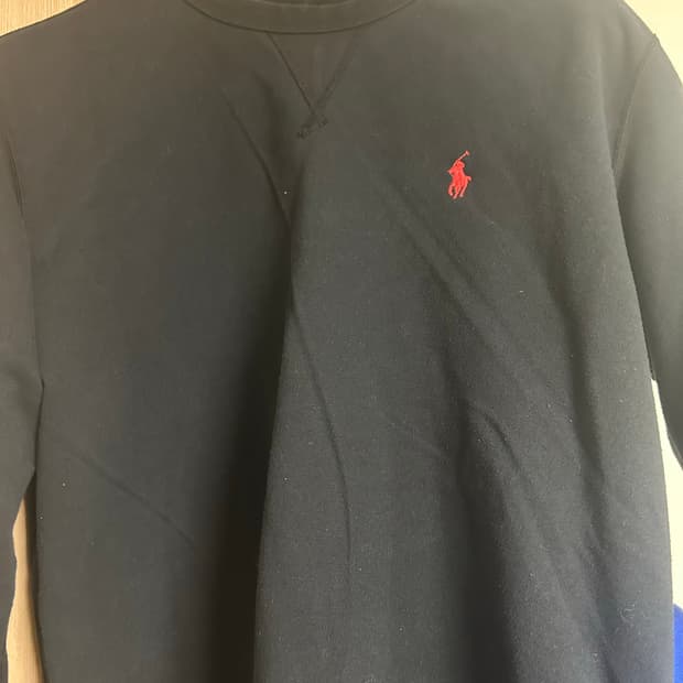 폴로 랄프 로렌 맨투맨 검정