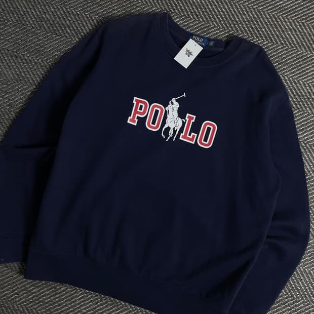 폴로 랄프로렌 신형 빅포니 빅로고 박시핏 맨투맨 y 3349