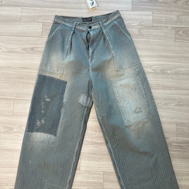 캐피탈 히코리 퍼티그 배기 팬츠 / 3