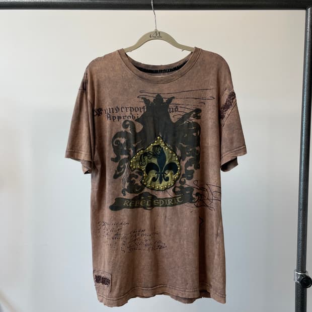 (L) rebel spirit 락시크 빈티지 반팔 셔츠