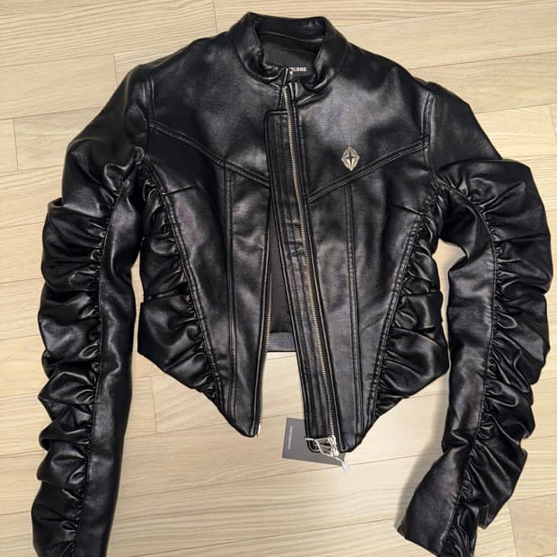 배드블러드 셔링레더자켓