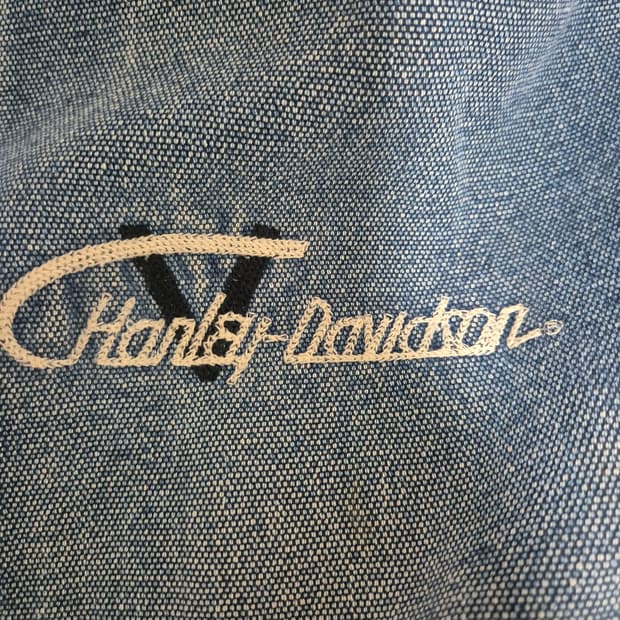 할리 데이비슨 청자켓