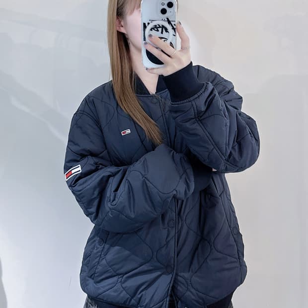 타미 진스 퀄팅 자켓