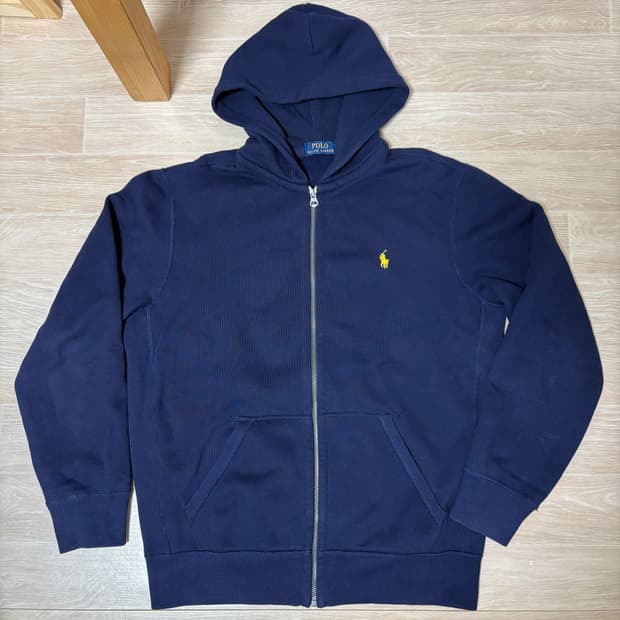 폴로 랄프로렌 와플 후드집업 네이비 M