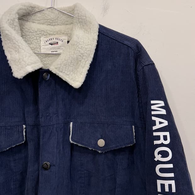 크런키 유스 코듀로이 양털 트러커 자켓