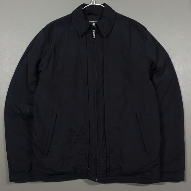 실측 XL) 에디바우어 00s 미니멀 카라 폴리쉘 이중 유틸리티 자켓