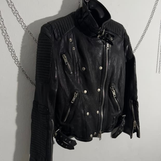 italian leather 나폴레옹 라이더자켓