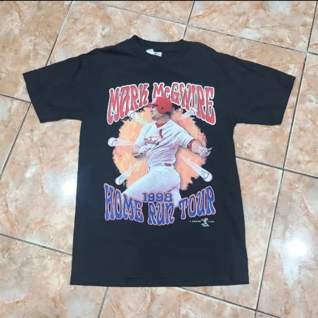 1998 세인트루이스 카디널스 마크맥과이어 홈런투어 빈티지티셔츠