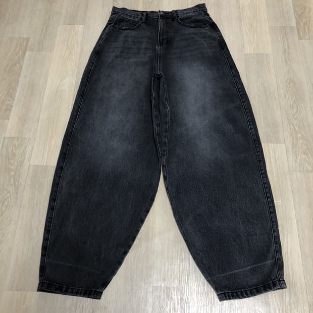 (L) 낫포너드 NOT4NERD 엑스트라 와이드 벌룬 팬츠 블랙 