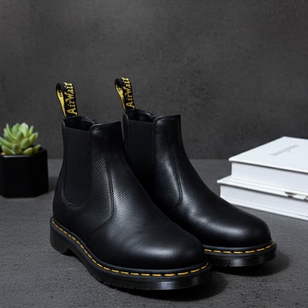 닥터마틴 2976 블랙 첼시 부츠 UK7 (260)