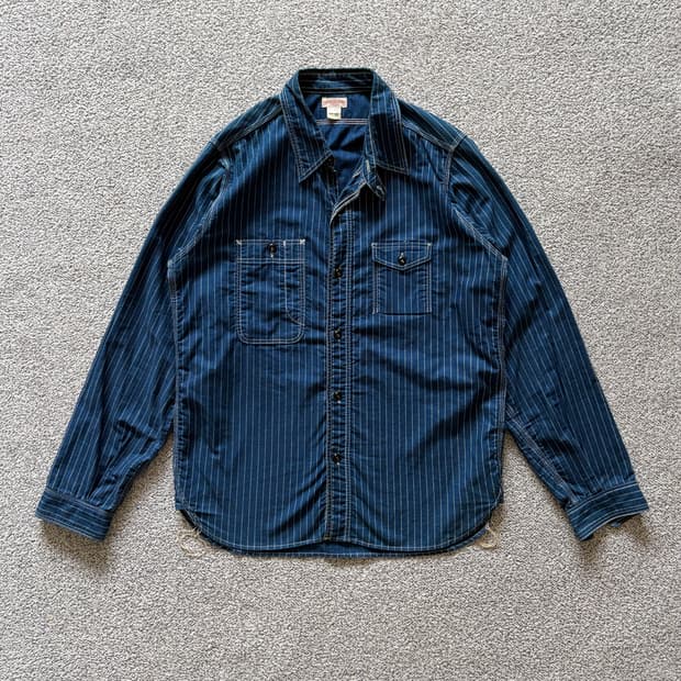 리얼맥코이 와바시 셔츠 16사이즈