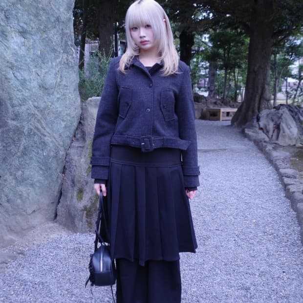 제로 벨트 숏 코트 (2color) 새상품