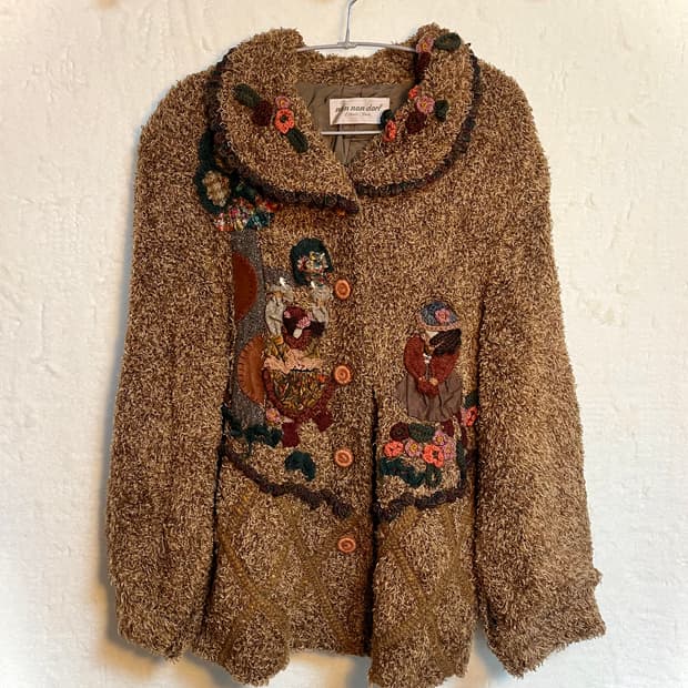 빈티지 모리걸 코트 아우터 가디건