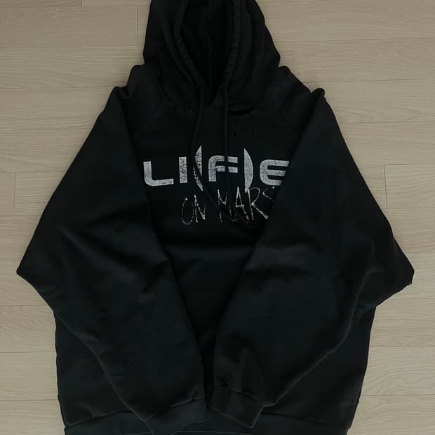 라프시몬스 20fw life on mars 오버사이즈 후드