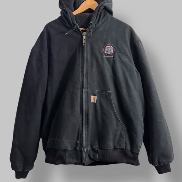 칼하트 J140 유니온 후드 자켓 블랙