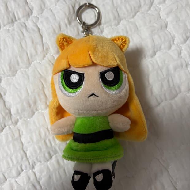 뉴진스 해린 파워퍼프걸 백 참 키링인형