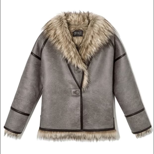 오픈yy FAUX FUR REVERSIBLE JACKET