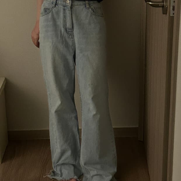 Y2k 연청 데님팬츠