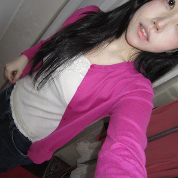 vintage magenta pink cardigan y2k