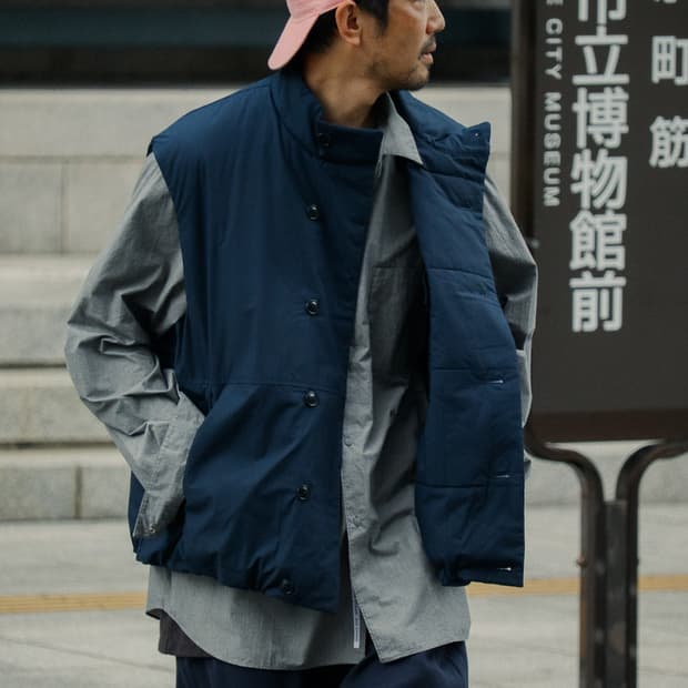 (XL) 나나미카 인술레이션 베스트 네이비