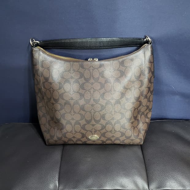 코치 시그니처 호보백