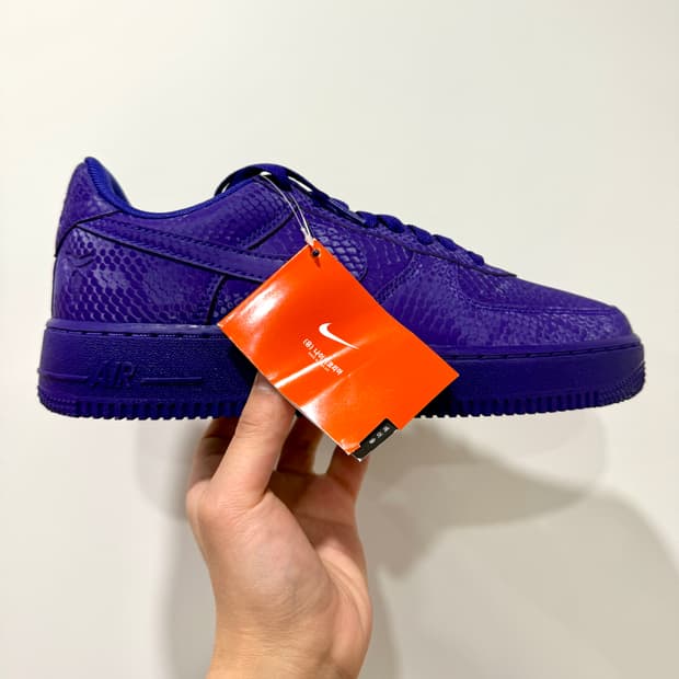 (270)(새상품)나이키 코비 브라이언트 에어포스 1 로우 코트 퍼플