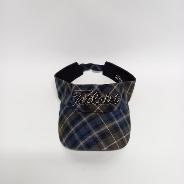 타이틀리스트 골프 체크 썬캡 남여공용