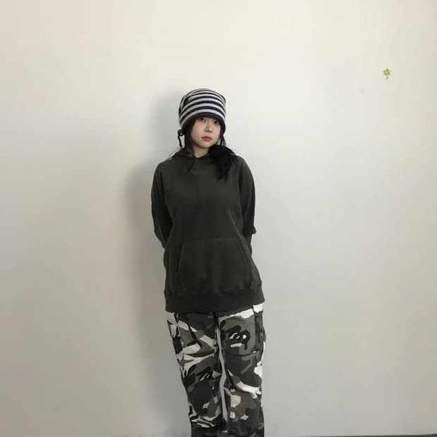 APC Faded Black Minimal Hoodie