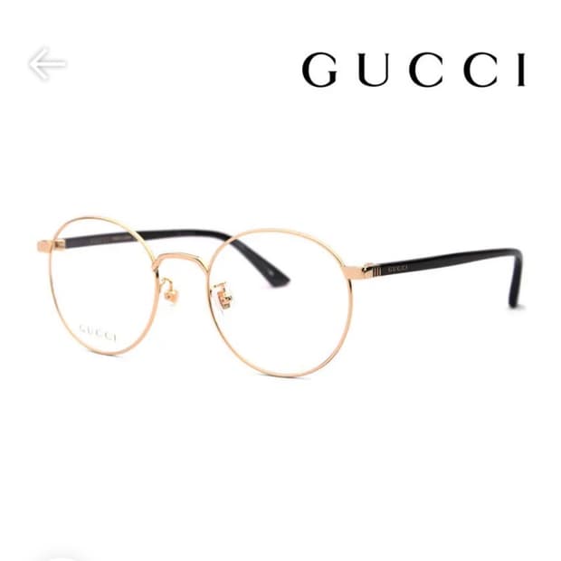 구찌남녀 럭셔리골드안경테(정품 새상품풀구성)