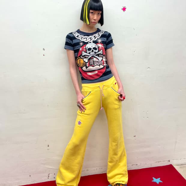 Earth Retro Yellow Star Sweatpants