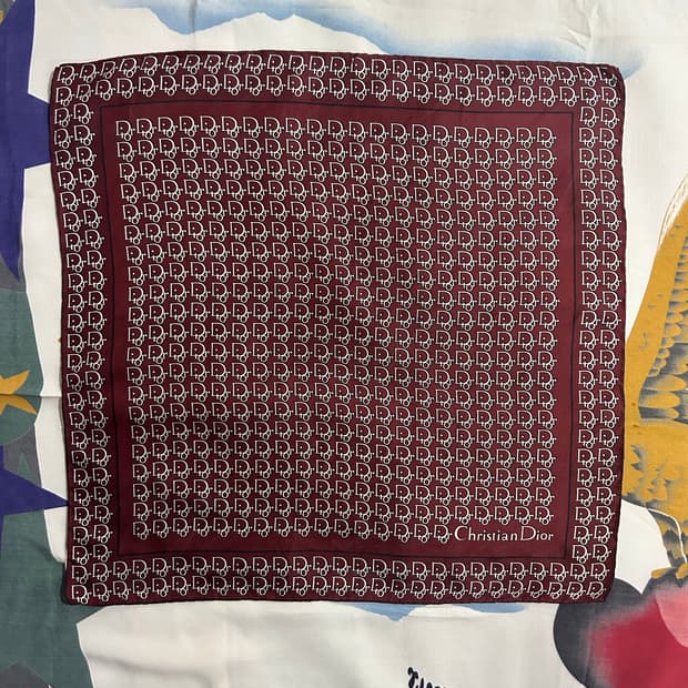크리스찬디올 오블리크모노그램 스카프