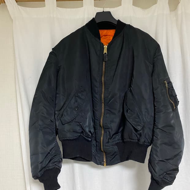 90s USA 알파인더스트리 ma-1 플라이트자켓