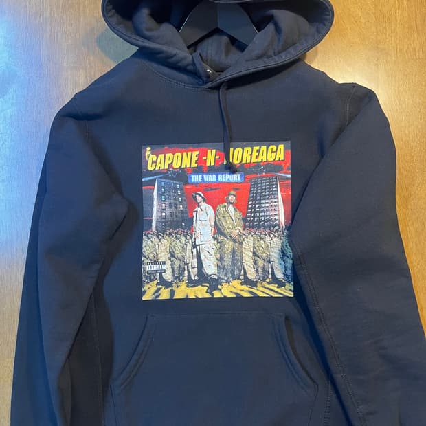 슈프림 카포네 워리포트 후디