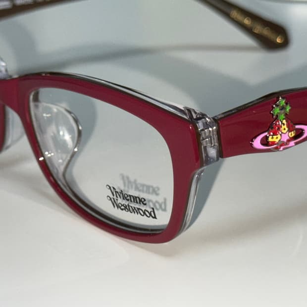 정품 비비안웨스트우드 버건디 안경  주얼리목걸이가방