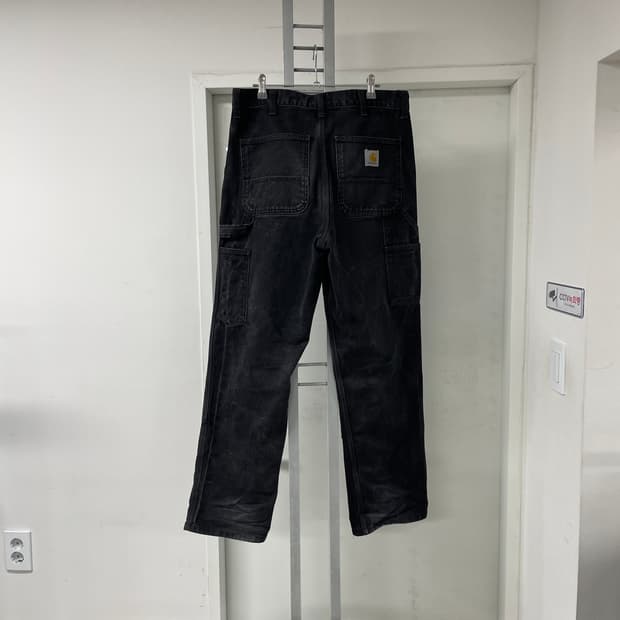 칼하트 흑청 더블니 팬츠 31X32