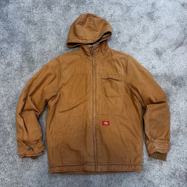 디키즈 엑티브 카멜 쉐르파 후드자켓L