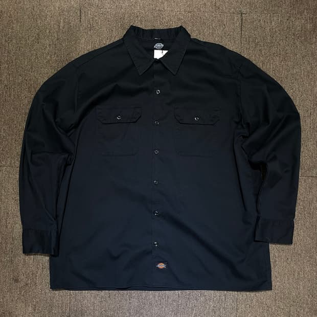 (XL) Dickies 디키즈 워크 셔츠 블랙