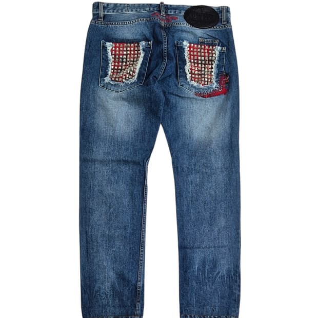 필립플레인 카우보이 한정판 데님팬츠