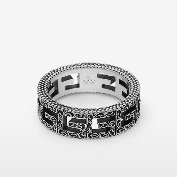 구찌 스퀘어 G 반지 11호