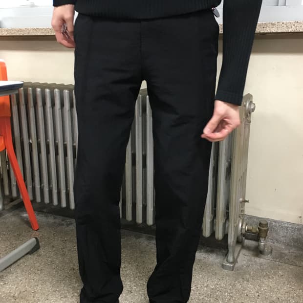 꼼데가르송 옴므 블랙  트라우저