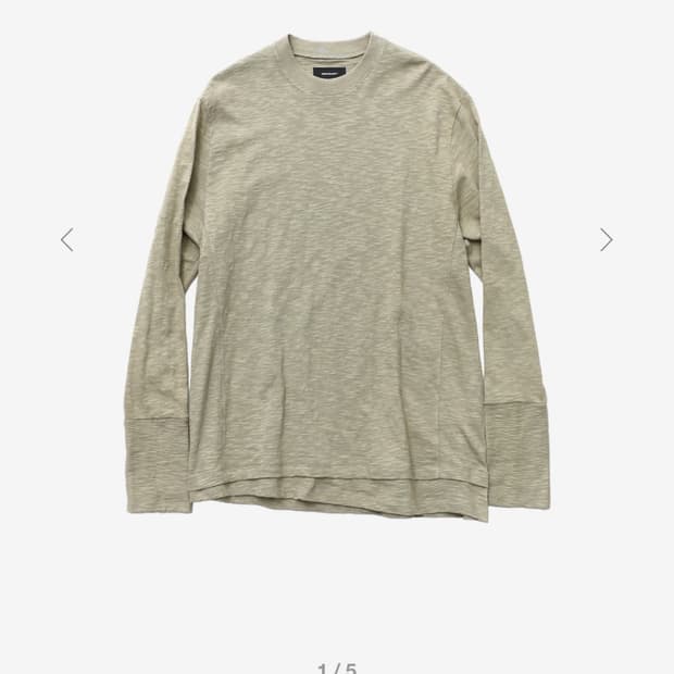 999휴머니티 layered long sleeve tee