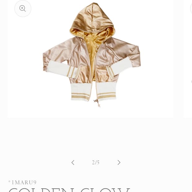 shin1maru9 golden glow jacket