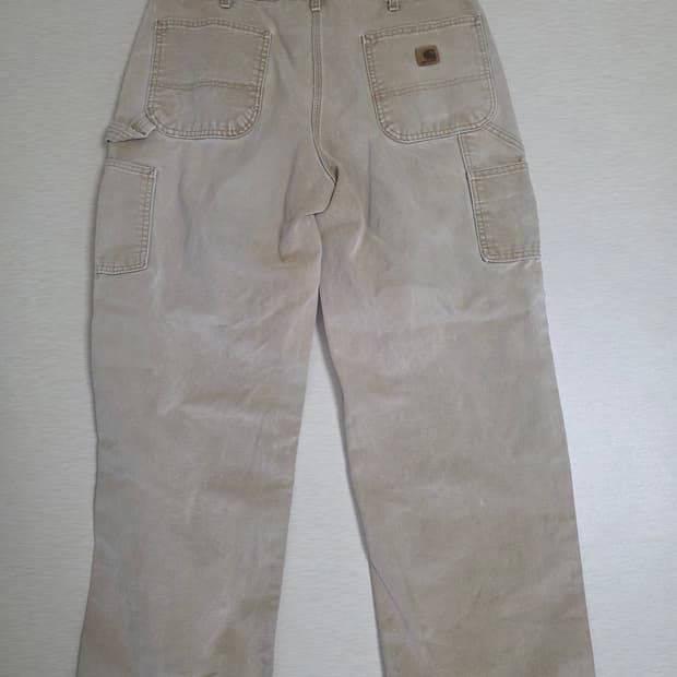 칼하트 워크팬츠 페이딩 브라운 Made in USA