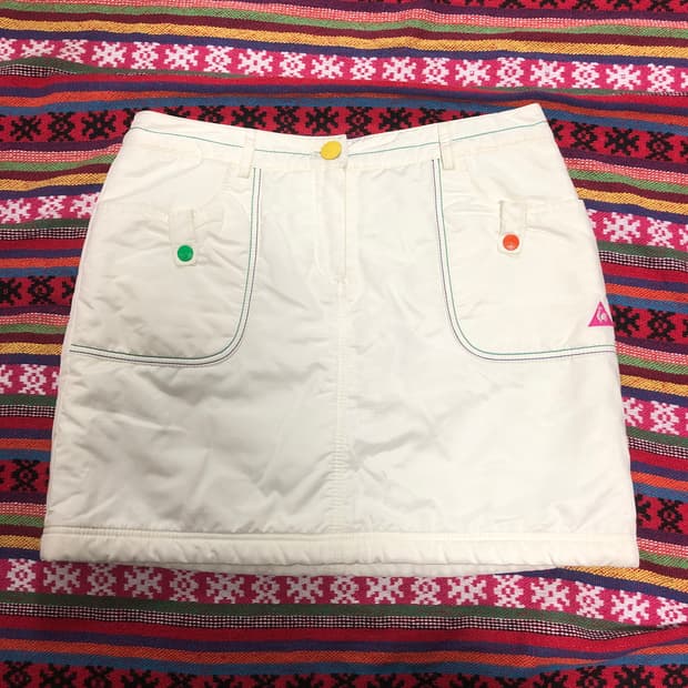 르꼬끄 골프웨어 패딩 미니 스커트