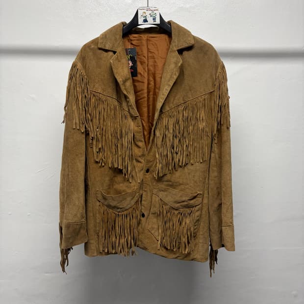 빈티지 스웨이드 프린지 자켓 3