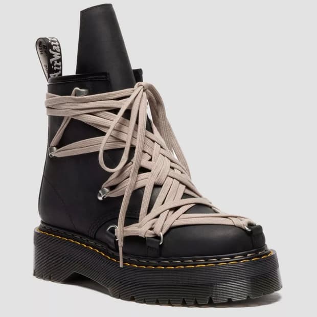 [285]릭오웬스 x 닥터마틴 25fw 1460 쿼드 솔 메가레이스