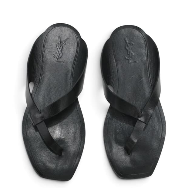 Saint Laurent Isla Leather Sandal